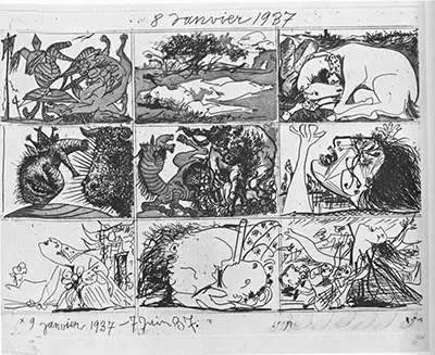 Dream and Lie of Franco II Pablo Picasso